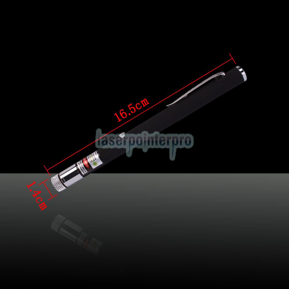 Stylo pointeur laser vert kaléidoscopique 120mW 532nm avec pile 2AAA