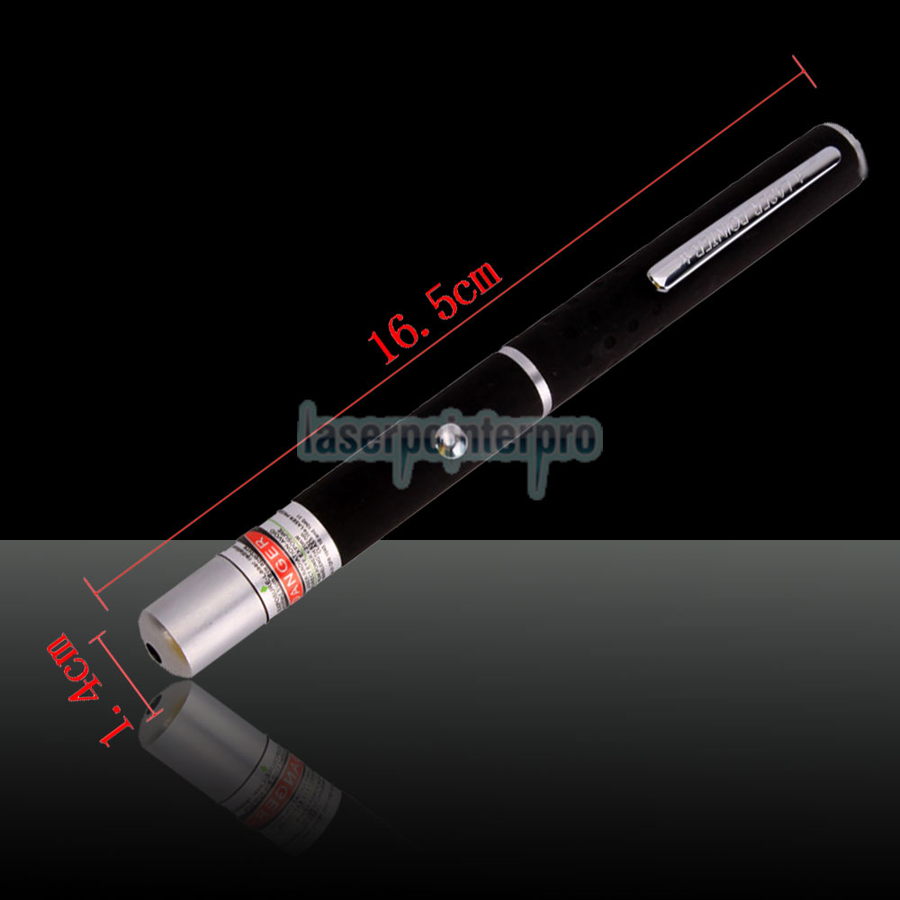 20mW 532nm stylo pointeur laser vert mi-ouvert avec batterie