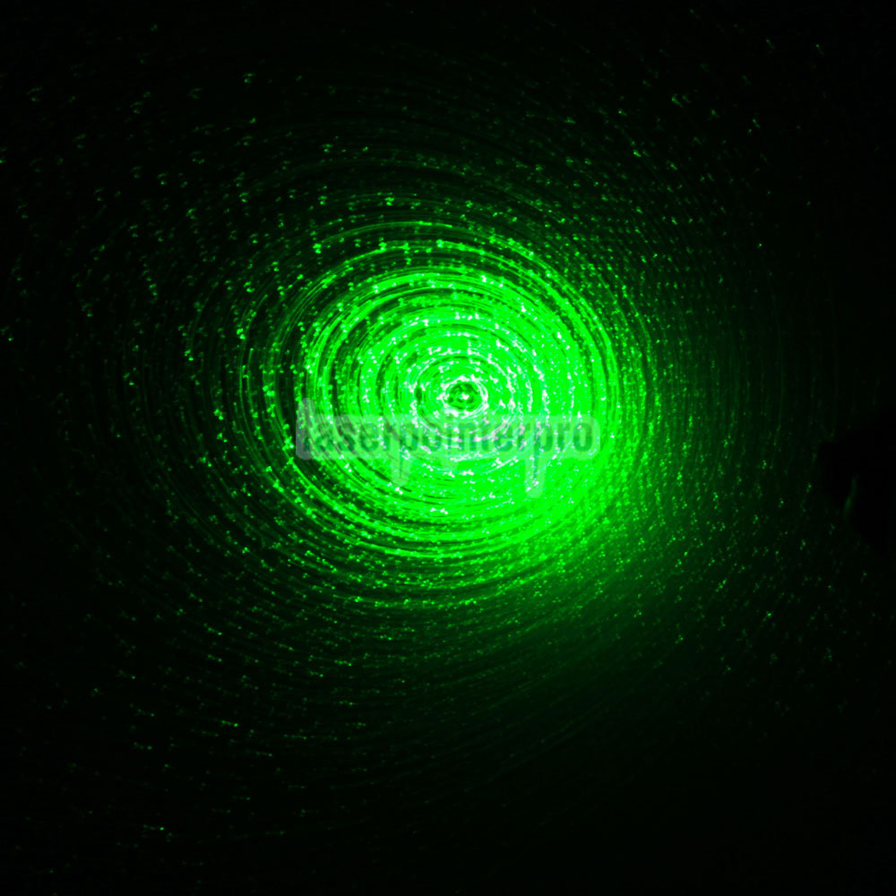 Pena verde Kaleidoscopic meados de aberto do ponteiro do laser de 120mW 532nm com a bateria 2AAA