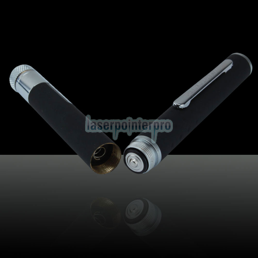 Penna puntatore laser verde stile penna 150 mW 532 nm (incluse due batterie LR03 AAA da 1,5 V)