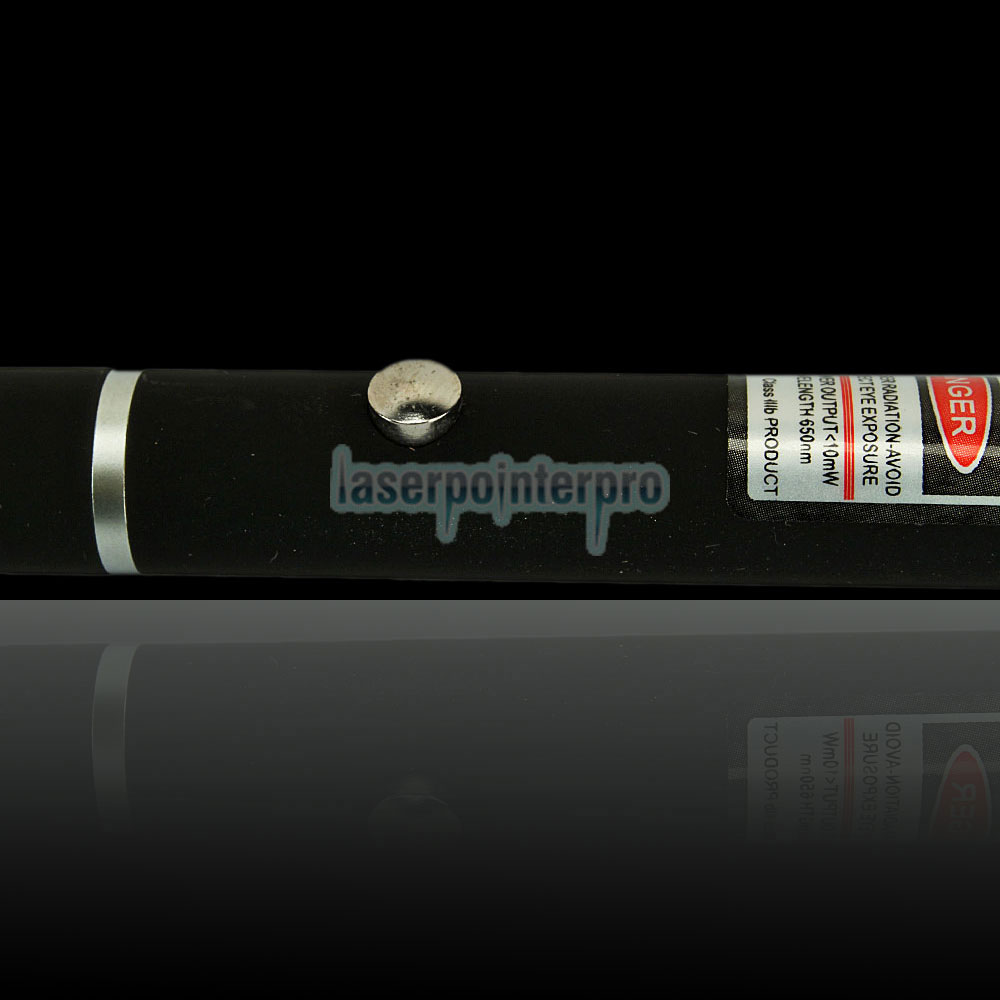 10mW 650nm Nueva pluma de puntero láser rojo caleidoscópico de apertura media con batería de 2AAA