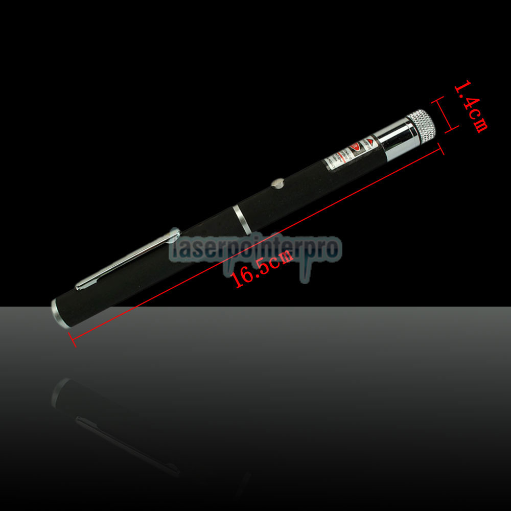 10mW 650nm Nueva pluma de puntero láser rojo caleidoscópico de apertura media con batería de 2AAA