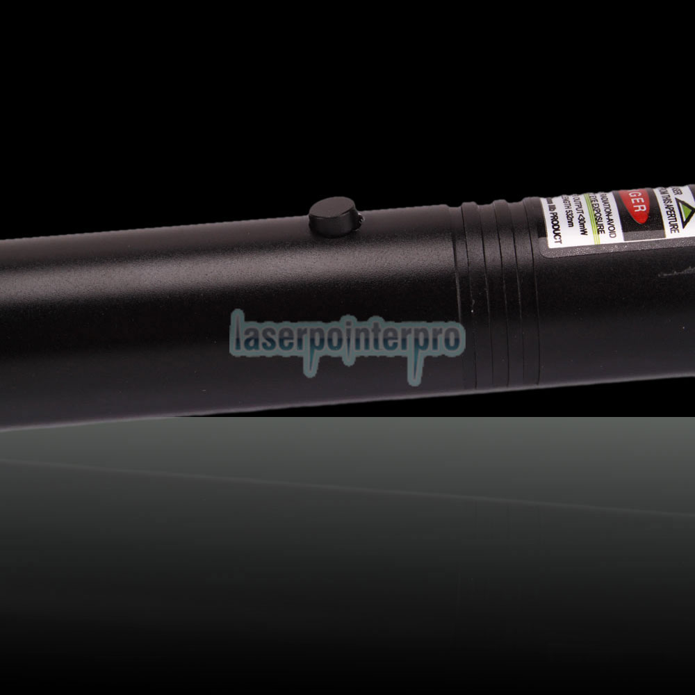 Style de lampe de poche 30mW 532nm ajuster le stylo pointeur laser vert de mise au point avec batterie 18650