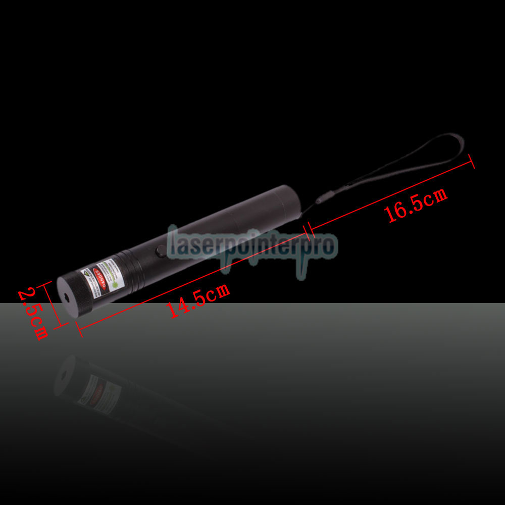 Stylo pointeur laser vert Laser 302 250mW 532nm avec lampe style lampe de poche 18650