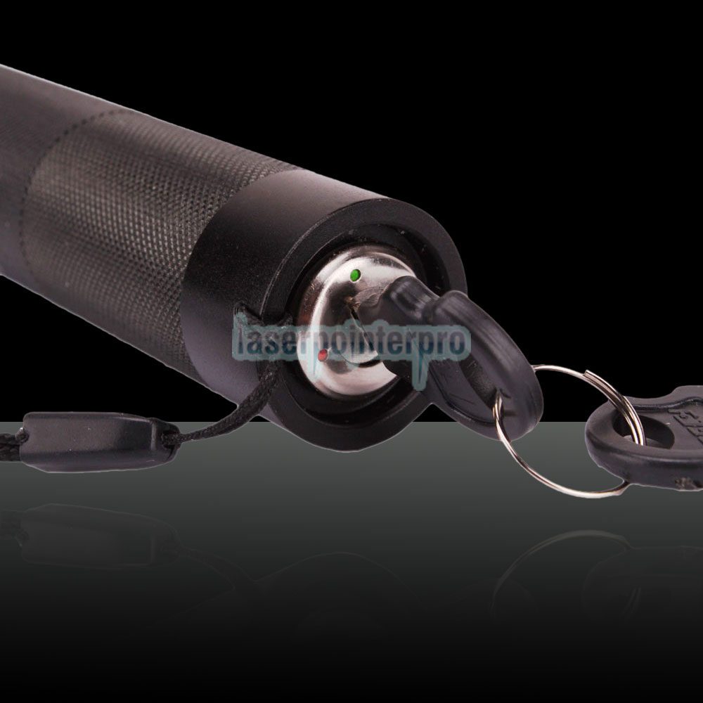100mW 532nm Taschenlampen-Stil kaleidoskopischer grüner Laserpointer mit 18650 Batterie