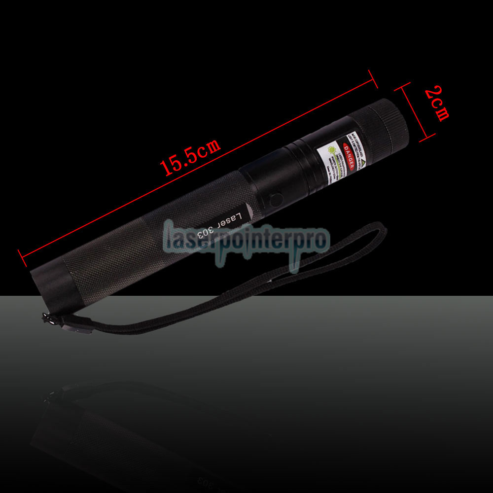 Stylo pointeur laser vert kaléidoscopique de style lampe de poche 100mW 532nm avec batterie 18650