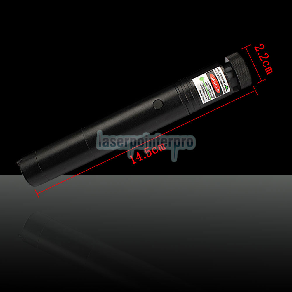 Laser 302 100mW 532nm Flashlight Style Green Laser Pointer Pen with 18650 Battery