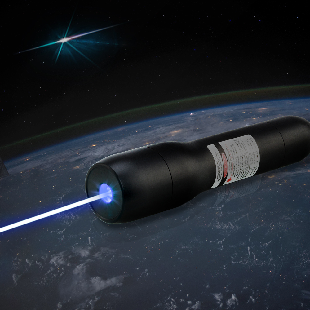 Pointeur laser bleu imperméable QK-DS6 5000mw 405nm 5 mètres sous l'eau