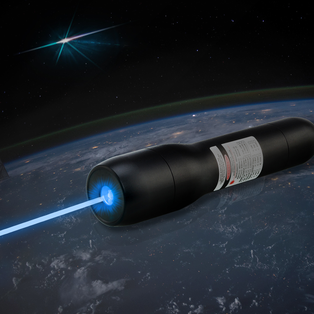 Pointeur laser bleu imperméable QK-DS6 5000mw 450nm 5 mètres sous l'eau