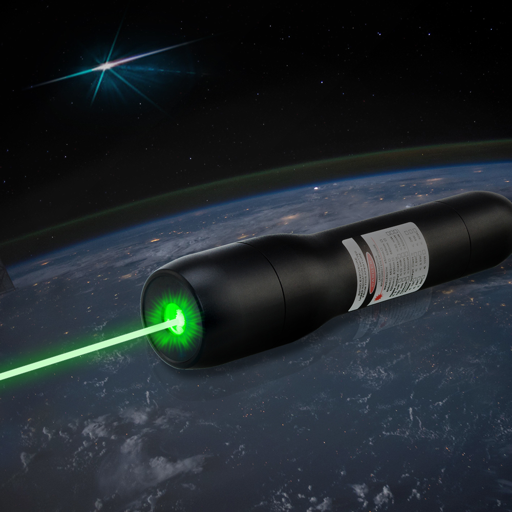 Puntatore laser verde impermeabile 10000mw 520nm QK-DS6 5 metri sott'acqua