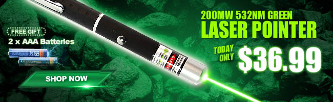 Puntatore laser 200mw