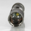 SK68 // Q5 250LM 1 Mode Réglable Focal Haute Lumière Lampe de Poche Argent