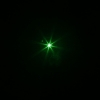 2pcs 500MW haz puntero láser verde (1 x 4000mAh) Golden