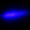 6000mW 450nm 5 em 1 Azul Superhigh Power Laser Pointer Pen Kit Ouro