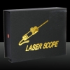 250mW Feixe Verde Light Flat Head Laser Gun Sighter Preto