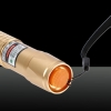 400mW 532nm feixe de luz verde ponteiro laser caneta dourada 853