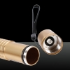 400mW 532nm Green Beam Light Laser Pointer Pen Golden 853
