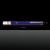 100mW 650nm Red Beam puntero láser USB de carga de un punto pluma azul