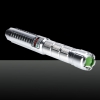 1500mW Green Beam Light Separate Crystal Lotus-shaped Head Laser Pointer Pen Silver