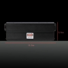 230mW 650nm Orange Beam Light Double Sided Laser Pointer + US Standard Power Adapter Black