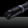 2000mW brûlant 450nm 5-en-1 faisceau bleu Laser Light Pointer Kit Noir
