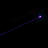 300mW lila Strahl Licht Check Muster Laser Torch Silber