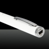 1mW 532nm feixe de luz único ponto recarregável Laser Pointer Pen Branco