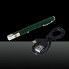 100mW 532nm feixe de luz ponto único recarregável Laser Pointer Pen Verde