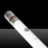 100mW 532nm feixe de luz único ponto recarregável Laser Pointer Pen Branco