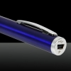 100mW 532nm feixe de luz único ponto recarregável Laser Pointer Pen Azul