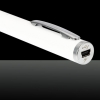 Penna puntatore laser a punto singolo ricaricabile 1mW 650nm rosso con raggio luminoso bianco