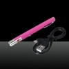 100mW 650nm Red Beam Light Single-point Rechargeable Laser Pointer Pen Pink
