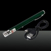100mW 532nm Green Beam Light Starry Rechargeable Laser Pointer Pen Green