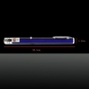 100mW 532nm feixe de luz estrelado recarregável Laser Pointer Pen Azul