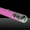 200mW 532nm fascio verde chiaro stellato laser ricaricabile Pointer Pen Rosa