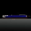 200mW 532nm feixe de luz estrelado recarregável Laser Pointer Pen Azul