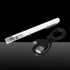 1mW 650nm Red Beam Light Rechargeable Starry Laser Pointer Pen White