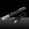 5mW 650nm Red Beam Light Starry Rechargeable Laser Pointer Pen Green