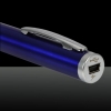 5mW 650nm Red feixe de luz estrelado recarregável Laser Pointer Pen Azul