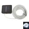 3W 3V 50SMD LED de luz branca fosco flexível Tubo Solar String Luz Energia (5m azul String)