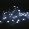 3W 3V 50SMD LED de luz blanca helada flexible Tubo solar luz de la secuencia de la Energía (5m Azul Cadena)