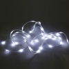 3W 3V 50SMD LED a luce bianca flessibile Frosted tubo energia solare della luce della stringa (5m blu String)