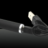 Bolígrafo con puntero láser recargable de un solo punto USB de 500 mW 532nm negro LT-ZS004