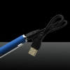 Puntero láser de cobre fino recargable USB verde de 400mW 532nm Azul