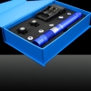 100mW 532nm faisceau vert focalisation de la lumière pointeur laser portable Pen Bleu LT-HJG0085