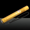 100mW 532nm Green Beam Light Focusing Portable Laser Pointer Pen with Strap Golden LT-HJG0084