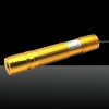 50mW 532nm motif de vérification 5-Mode pointeur laser vert faisceau lumineux Zooming Pen Kit d'or