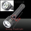 XM-L LED pequeno bulbo 2000lm luz branca cinco modos de foco ajustável zoom liga de alumínio lanterna