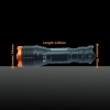 Cree XM-L 1 * T6 1800LM White Light 5-Mode impermeável Lanterna Focusable Preto