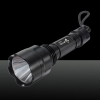 LT-C8 XM-L 1 * T6 2000LM Luz Branca 5-Mode Lanterna Preta